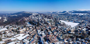 Panorama Luftbild St. Gallen Winter