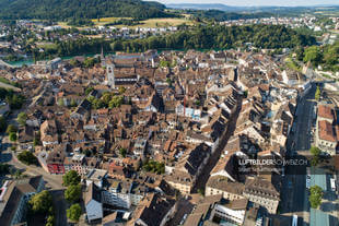 Schaffhausen Altstadt Luftaufnahme Luftbild