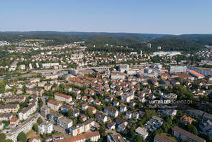 Schaffhausen Hochstrasse Luftbild