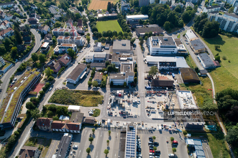 Schaffhausen im Gruben Luftbild