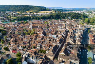 Schaffhausen Schweiz Altstadt Luftbild