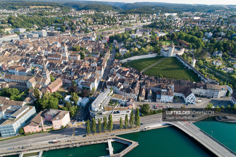 Schaffhausen Schweiz Luftbild