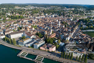 Luftaufnahme Schaffhausen Altstadt Luftbild