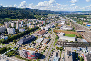 Spreitenbach Gewerbe Luftaufnahme Luftbild