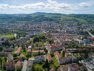 St. Gallen Luftaufnahme (St. Fiden) Luftbild