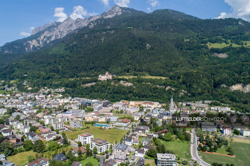 Vaduz Luftaufnahme Luftbild