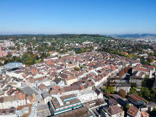 Winterthur Altstadt Luftbild