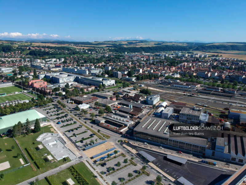 Yverdon-les-Bains Luftbild