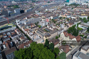 Luftbild Industriequartier Zürich