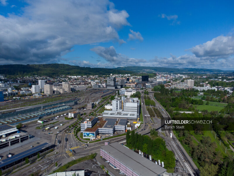 Zürich Bernerstrasse Luftbild