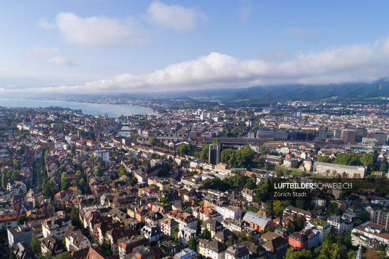 Zürich Kreis 6 & Kreis 1 Luftbild