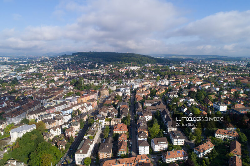 Luftaufnahme Zürich Schaffhauserplatz Luftbild